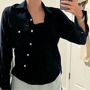 Chic Black Button Down Shirt for Women